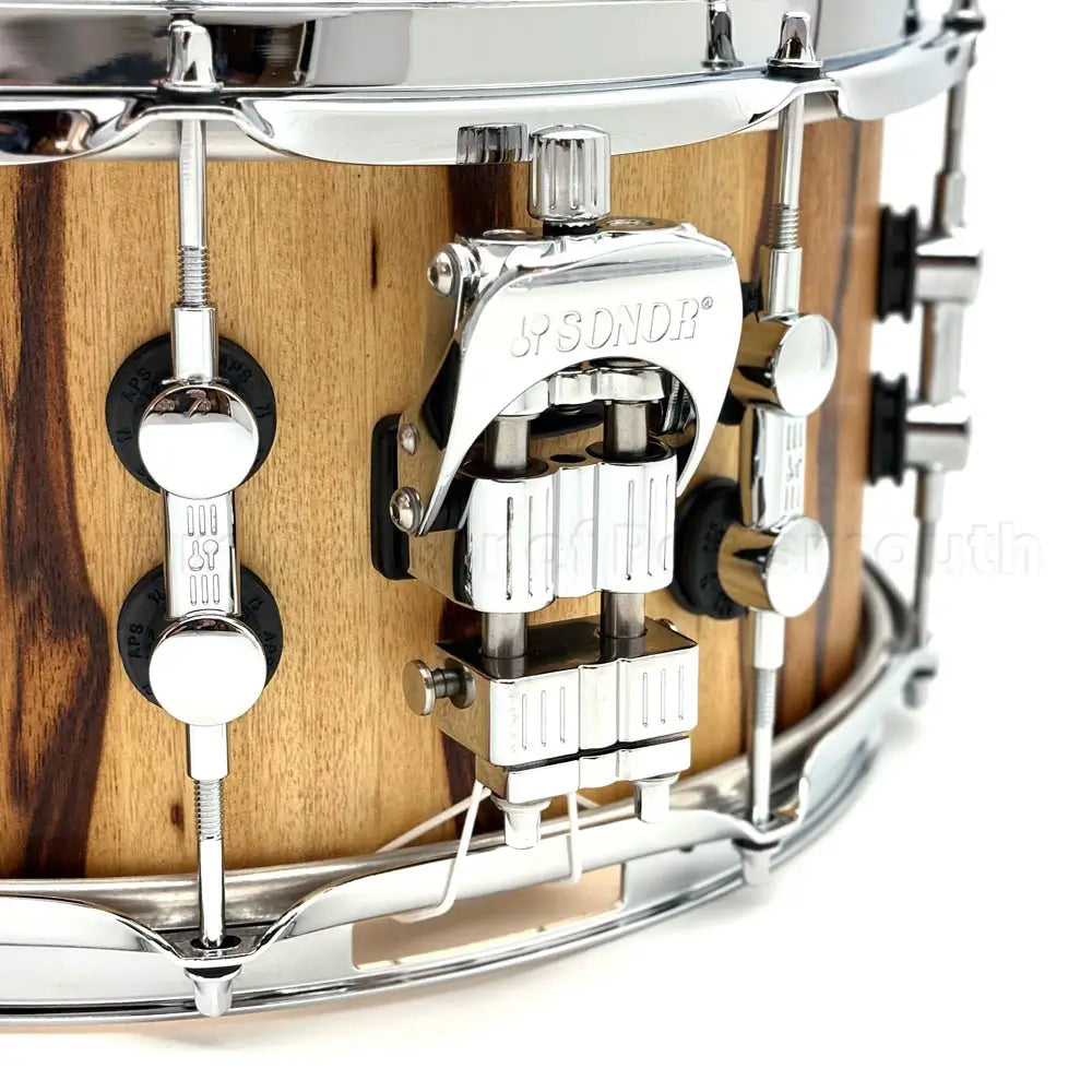 Sonor SQ2 Medium Maple Snare Drum 14x6.5 African Marble Semi Gloss - Drum Center Of Portsmouth