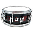 Sonor SQ2 Maple Medium Snare Drum 14x6.5 Red Tribal Stripes