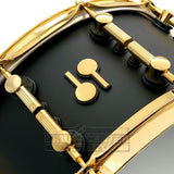 Sonor SQ2 Medium Maple Snare Drum 14x7 Dark Satin w/Gold Hardware