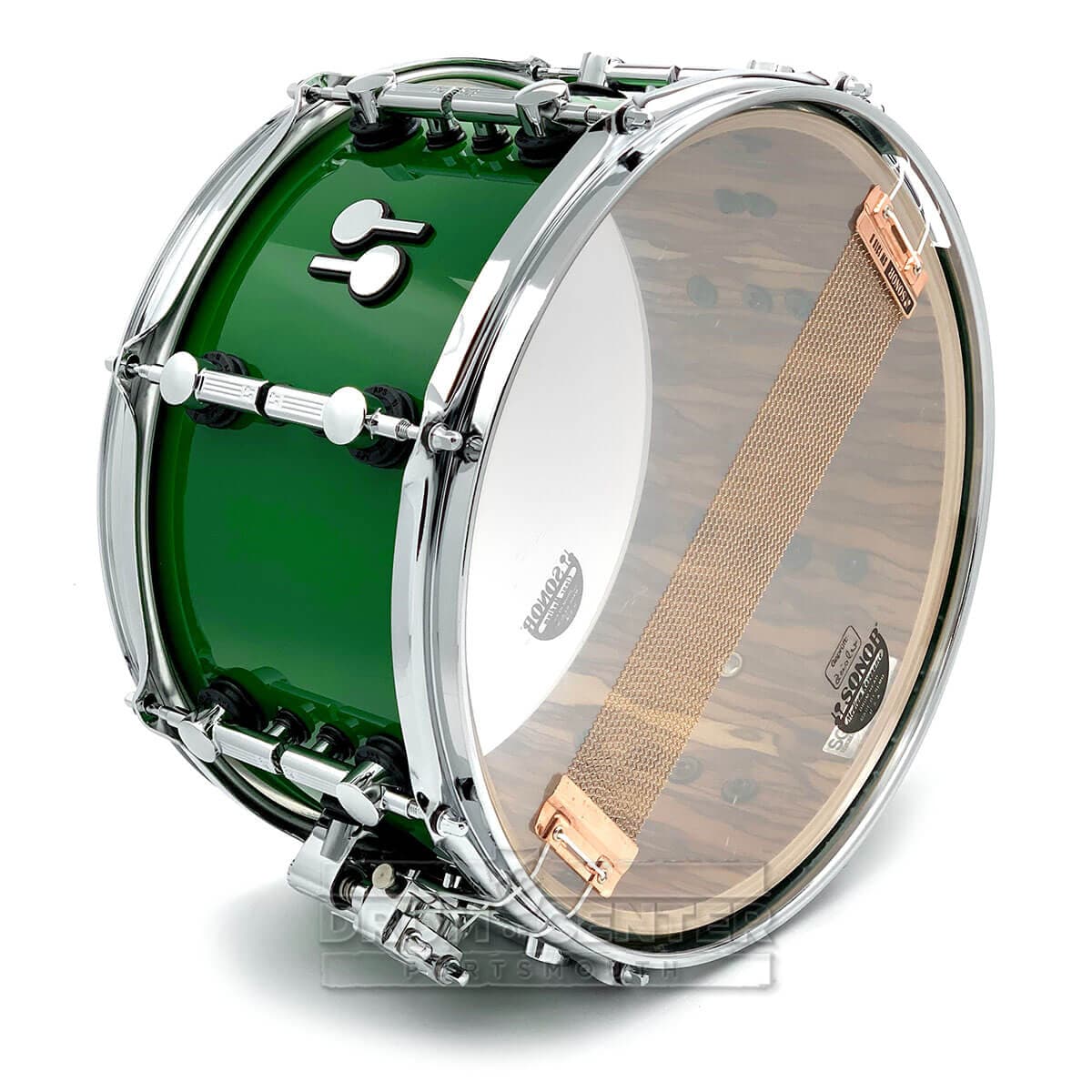 Sonor SQ2 Heavy Maple Snare Drum 13x7 Leaf Green