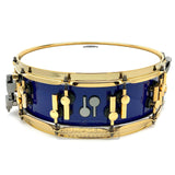 Sonor SQ2 Thin Maple Snare Drum 14x5 Night Blue w/Black & Gold Hardware