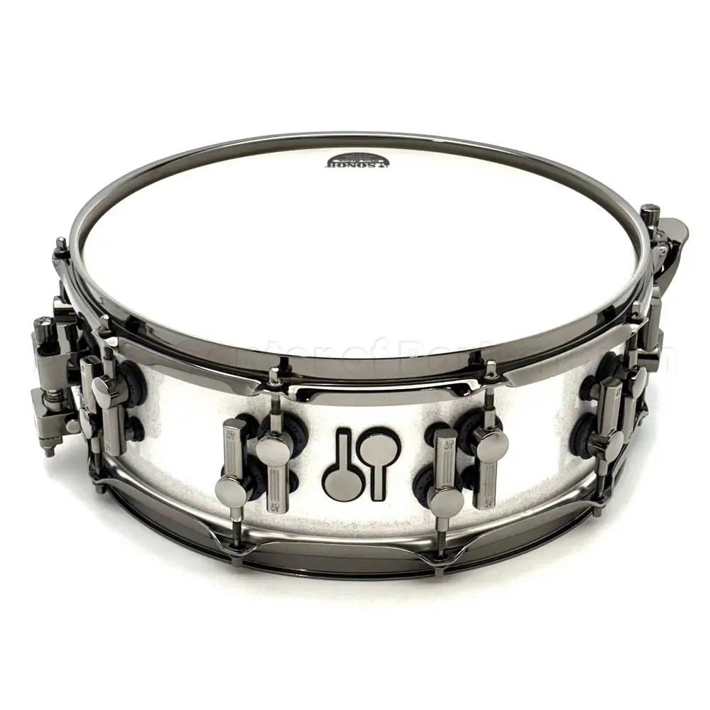 Sonor SQ2 Vintage Maple Snare Drum 14x5 White Sparkle Gloss w/Black Hw - Drum Center Of Portsmouth
