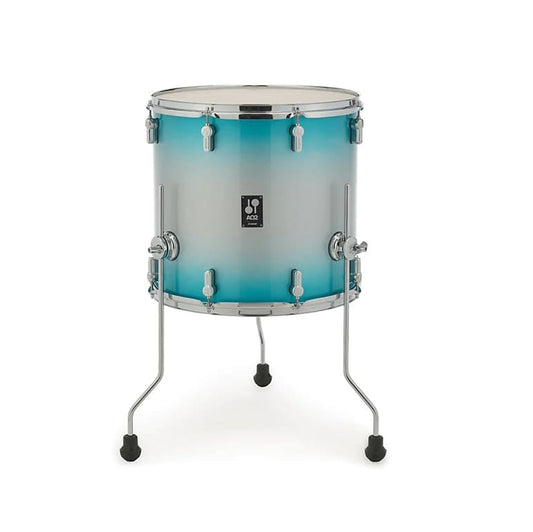 Sonor AQ2 13x12 Maple Floor Tom Aqua Silver Burst - Drum Center Of Portsmouth