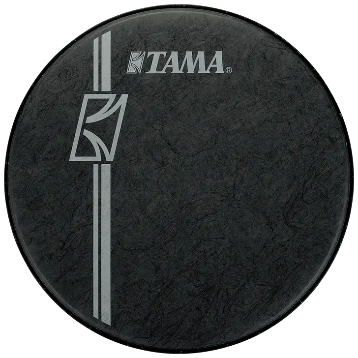 Tama Black Fiber Laminated Bass Drum Logo Head 22" - Drum Center Of Portsmouth