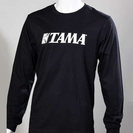 Tama Printed Logo Long-Sleeve T-Shirt Black - Medium - Drum Center Of Portsmouth