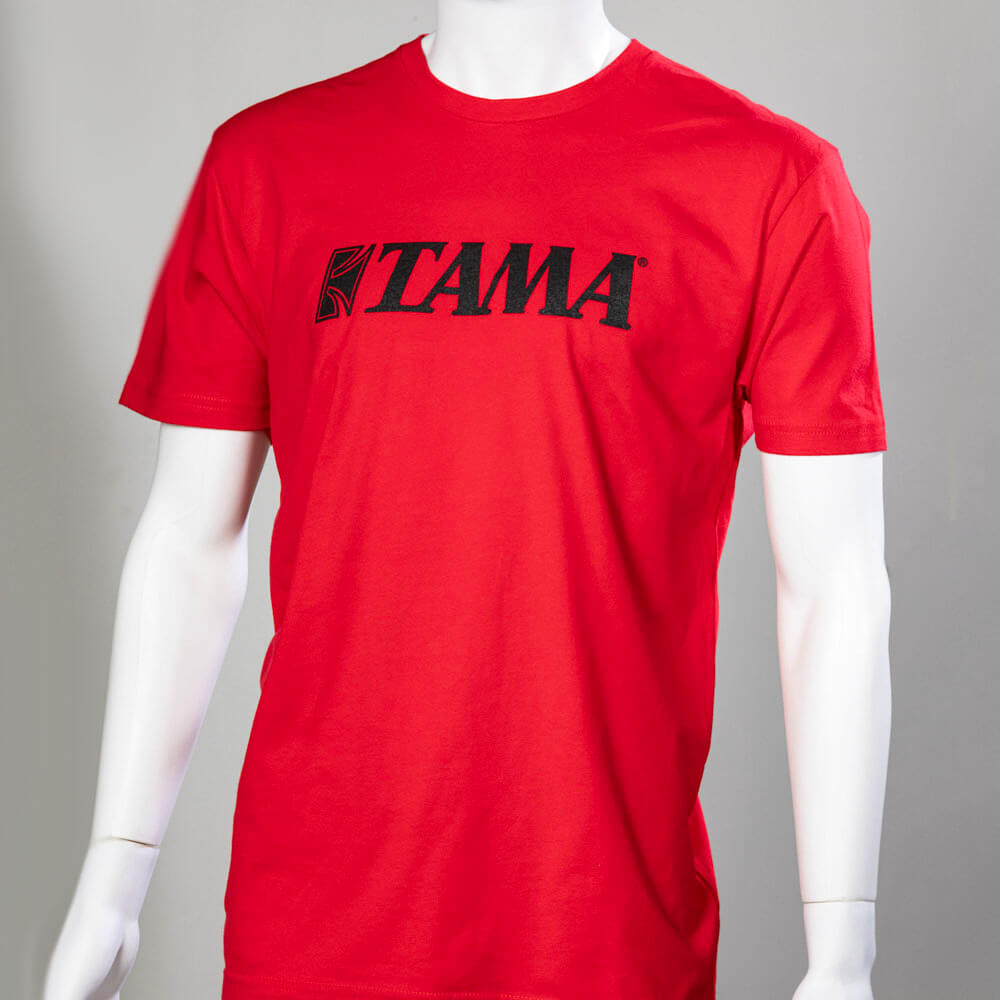 Tama Printed Logo Short-Sleeve T-Shirt Red - XXX-Large - Drum Center Of Portsmouth