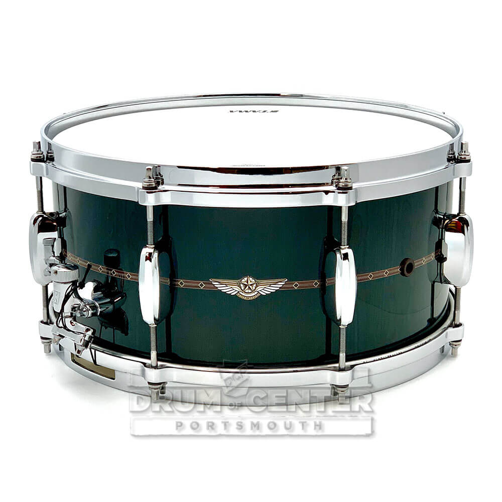 Tama Star Bubinga Snare Drum 14x6.5 Dark Green Cordia w/Outside Inlay
