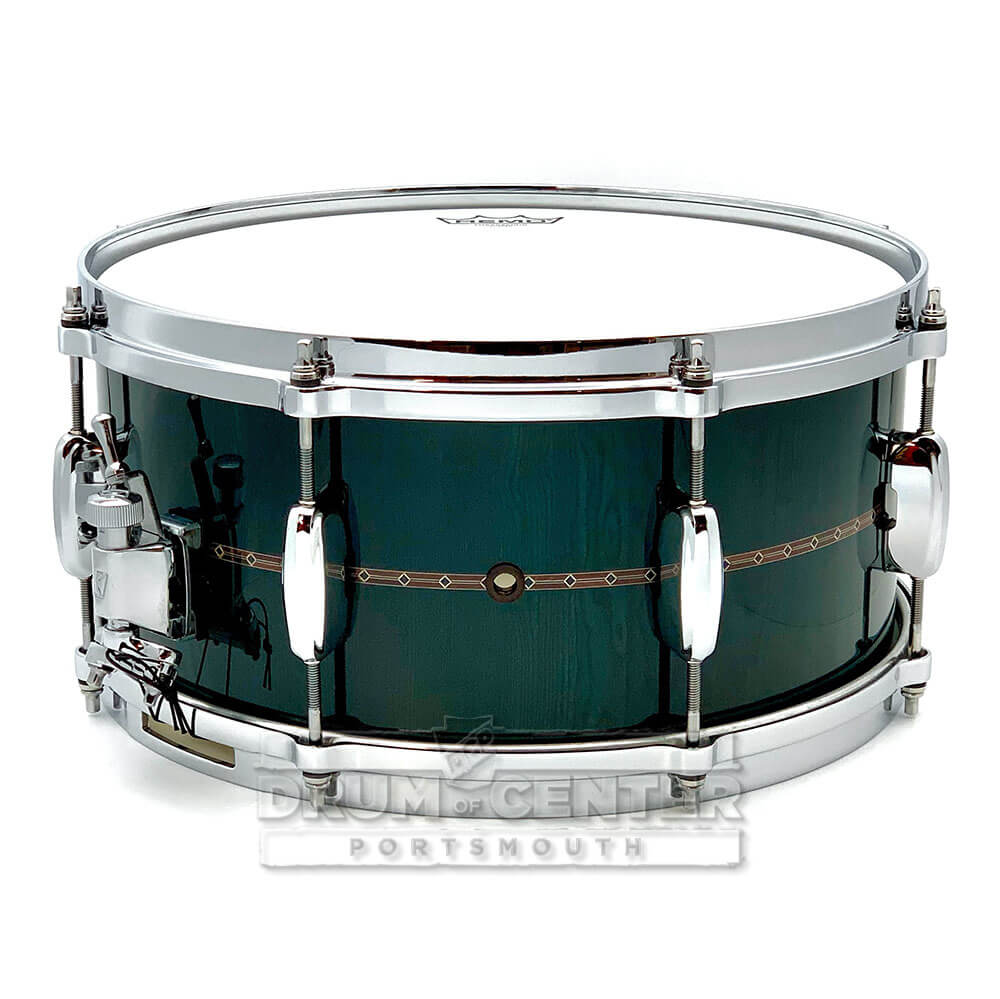 Tama Star Bubinga Snare Drum 14x6.5 Dark Green Cordia w/Outside Inlay