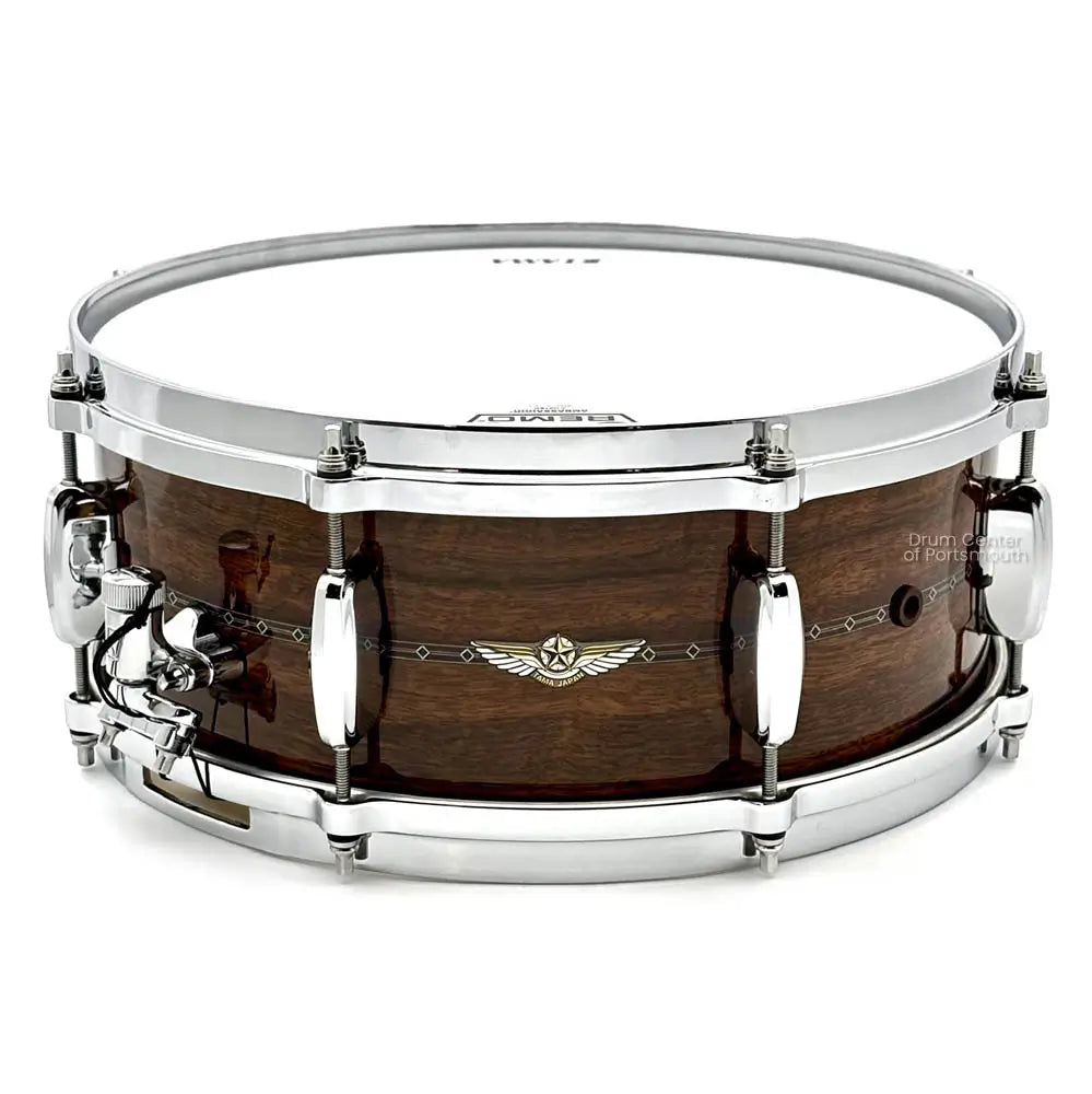 Tama Star Bubinga Snare Drum 14x5.5 Natural Indian Laurel w/Inlay - Drum Center Of Portsmouth