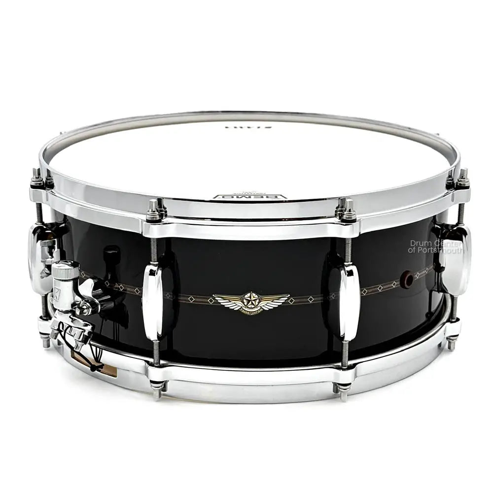 Tama Star Maple Snare Drum 14x5.5 Piano Black w/Inlay - Drum Center Of Portsmouth