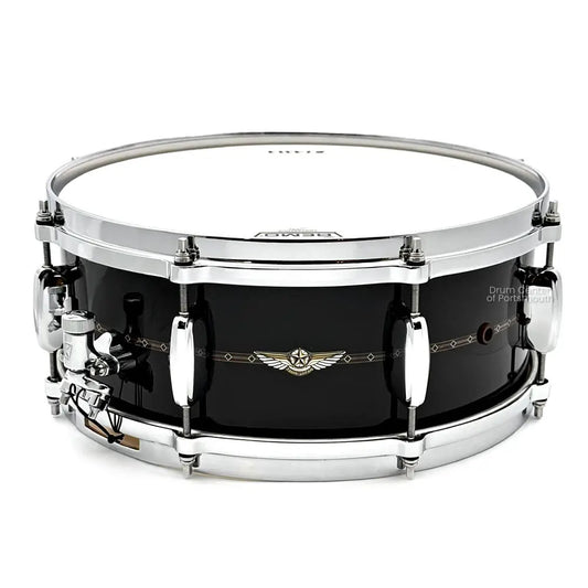 Tama Star Maple Snare Drum 14x5.5 Piano Black w/Inlay - Drum Center Of Portsmouth