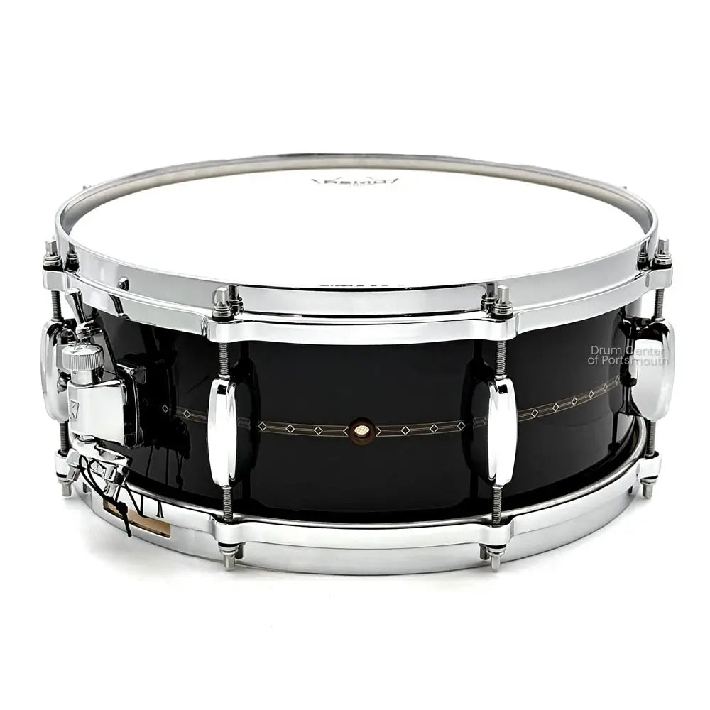 Tama Star Maple Snare Drum 14x5.5 Piano Black w/Inlay - Drum Center Of Portsmouth