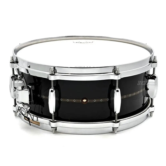 Tama Star Maple Snare Drum 14x5.5 Piano Black w/Inlay - Drum Center Of Portsmouth