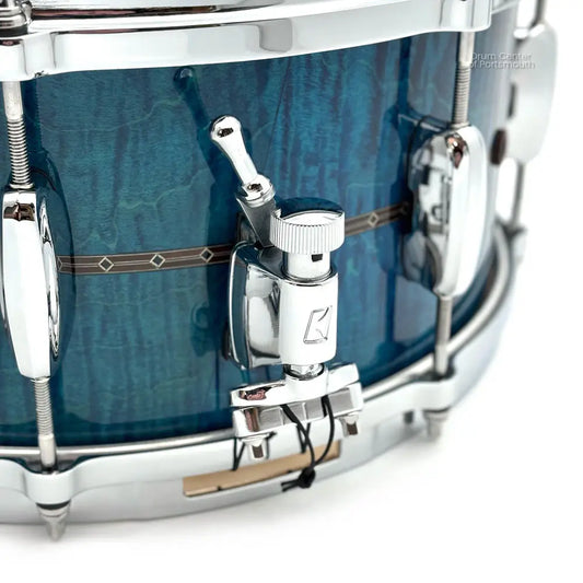Tama Star Maple Snare Drum 14x6.5 Ocean Blue Curly Maple - Drum Center Of Portsmouth