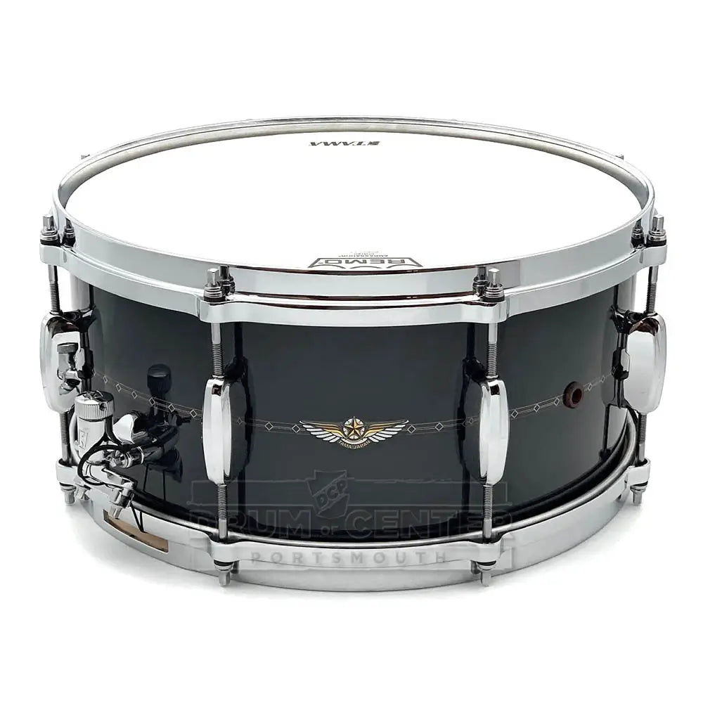 Tama Star Maple Snare Drum 14x6.5 Smoky Black w/Outside Inlay - Drum Center Of Portsmouth