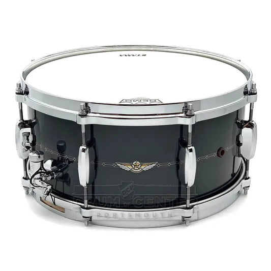 Tama Star Maple Snare Drum 14x6.5 Smoky Black w/Outside Inlay - Drum Center Of Portsmouth