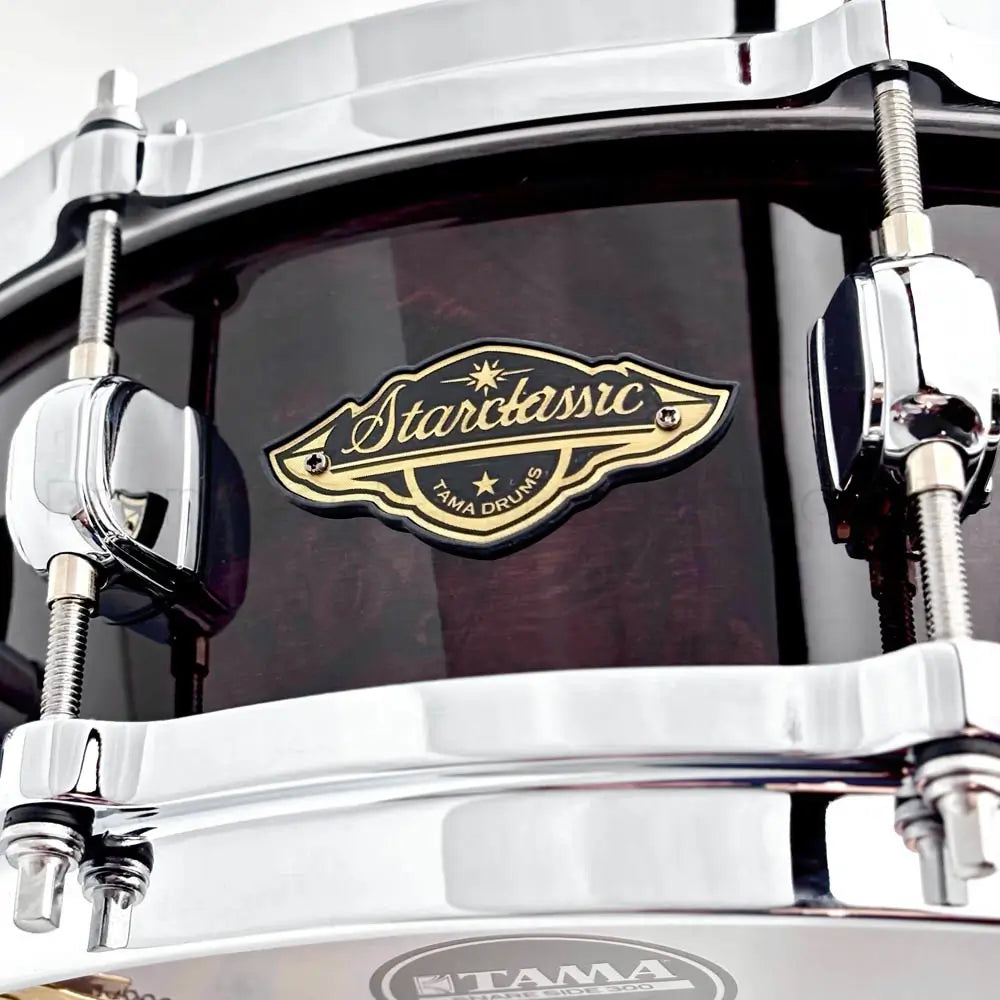 Tama Starclassic Walnut/Birch Snare Drum 14x5 Gloss Black Walnut Burl - Drum Center Of Portsmouth
