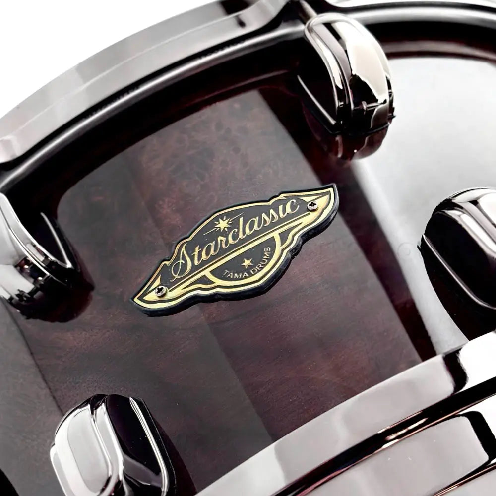 Tama Starclassic Walnut/Birch Snare Drum 14x7 Gloss Black Walnut Burl - Drum Center Of Portsmouth