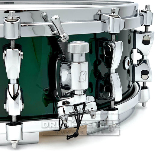 Tama Starphonic Maple Limited Edition Snare Drum 14x5 Emerald Figured Maple - Drum Center Of Portsmouth