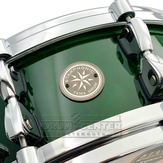 Tama Starphonic Maple Limited Edition Snare Drum 14x5 Emerald Figured Maple - Drum Center Of Portsmouth