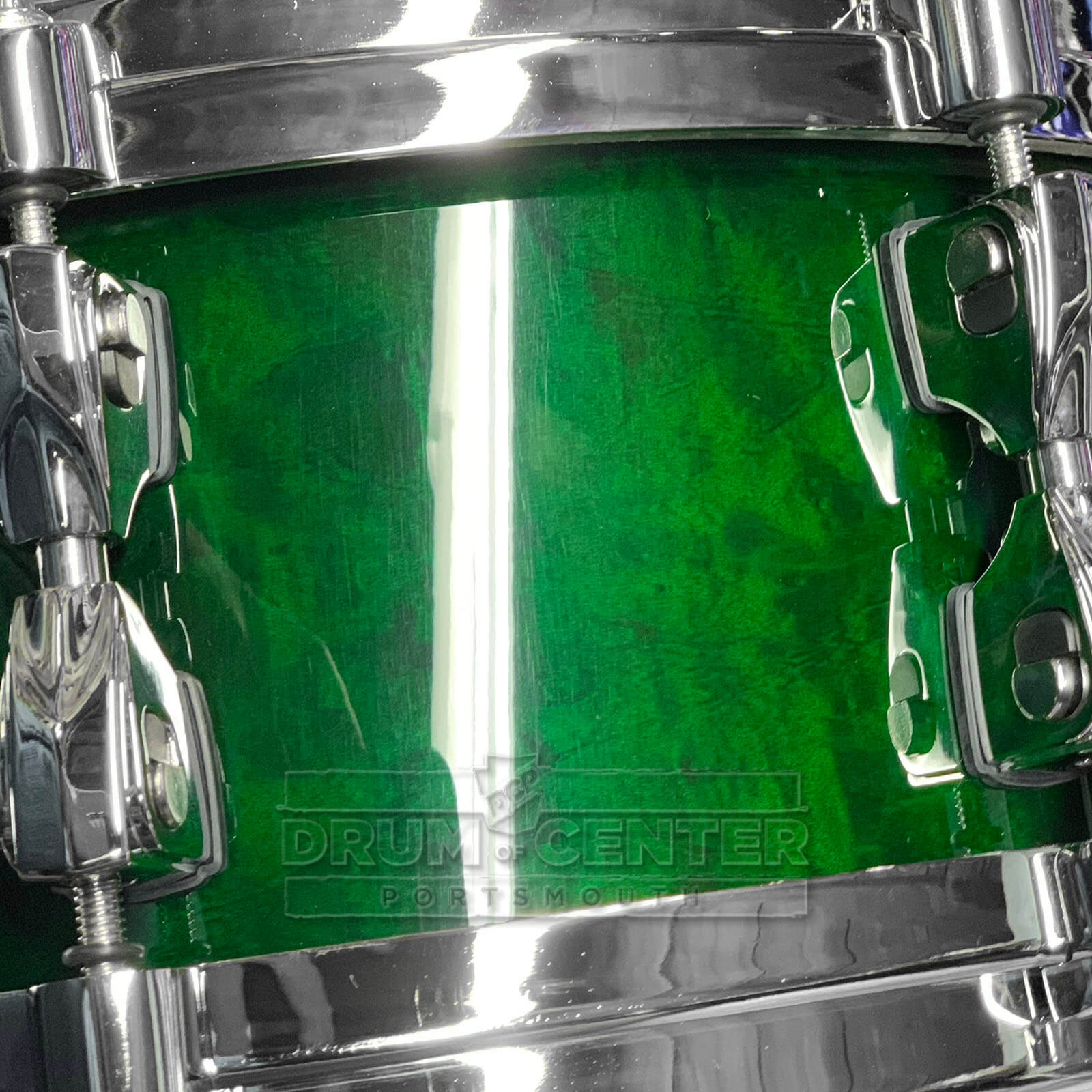 Tama Starphonic Maple Limited Edition Snare Drum 14x5 Emerald Figured Maple - Drum Center Of Portsmouth