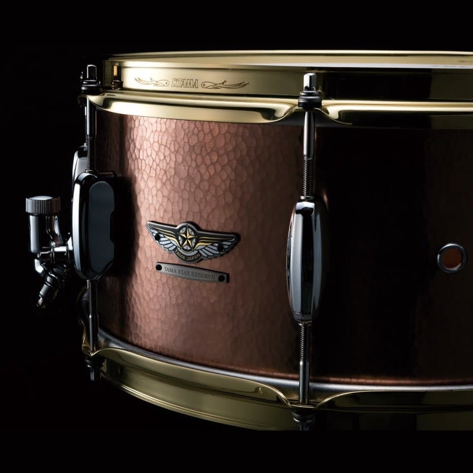 Tama Star Reserve Hand Hammered Copper Snare Drum 14x6.5