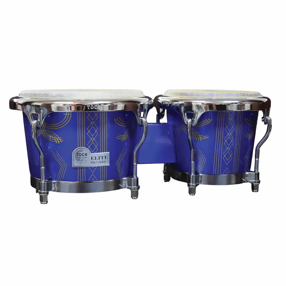 Toca Elite Pro Bongos Blue Impala - Drum Center of Portsmouth