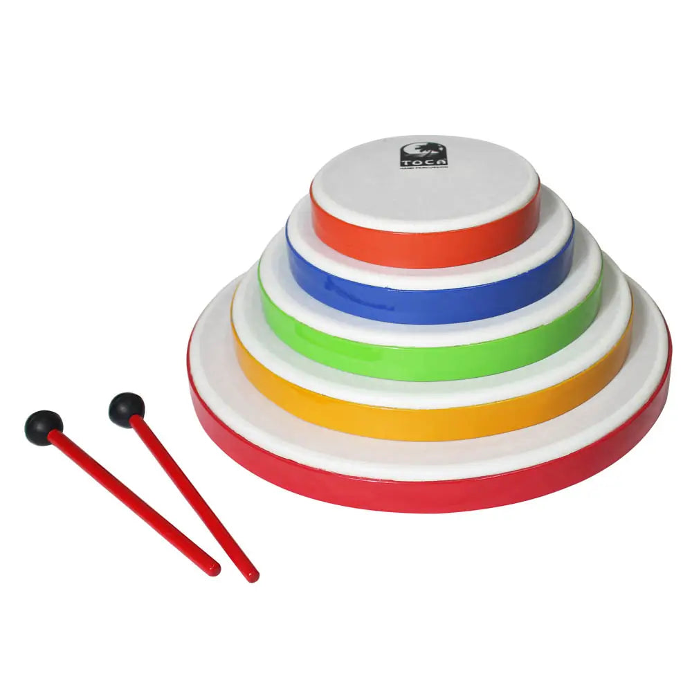 Toca Color Rounds Set of 5 w/Beaters - Drum Center of Portsmouth