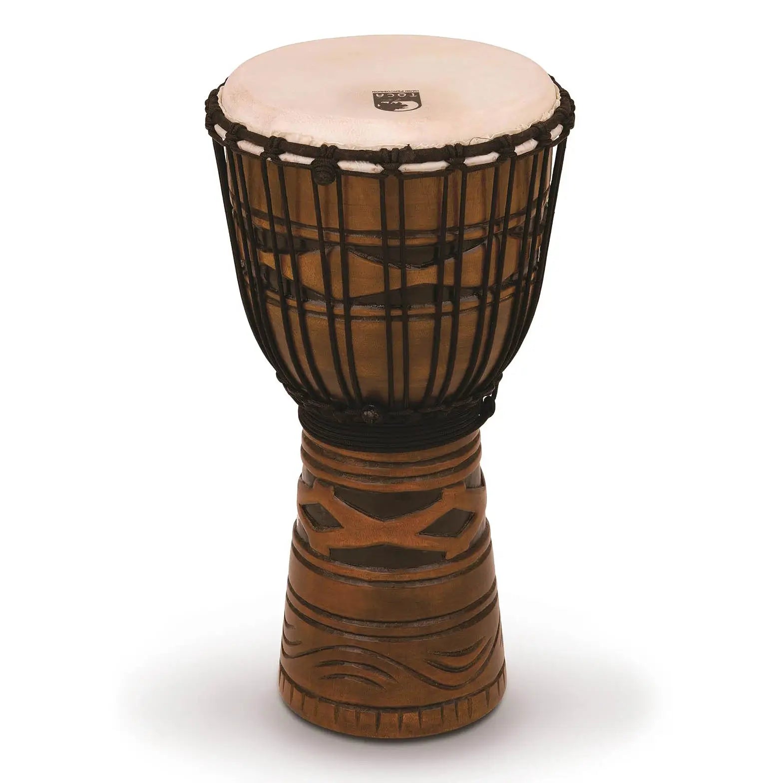Toca Origins Rope-Tuned Wood Djembe 10" TODJ-10AM - Drum Center Of Portsmouth