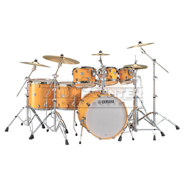 Yamaha Tour Custom Maple 6pc Drum Set Caramel Satin - Drum Center Of Portsmouth