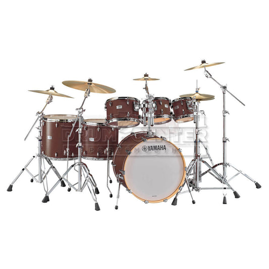 Yamaha Tour Custom Maple 6pc Drum Set Chocolate Satin - Drum Center Of Portsmouth