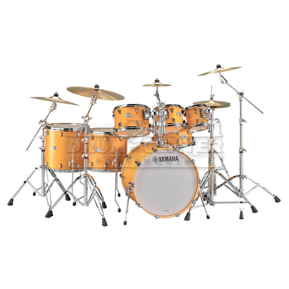Yamaha Tour Custom Maple 7pc Drum Set Caramel Satin - Drum Center Of Portsmouth