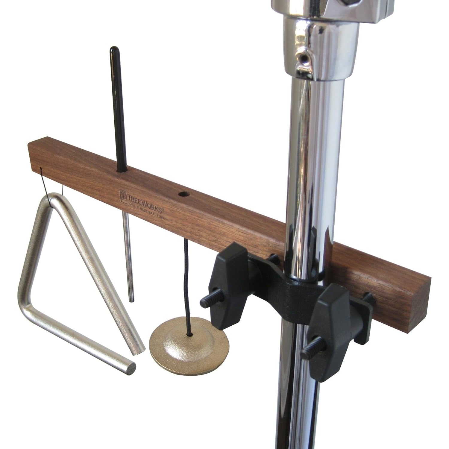 TreeWorks Triangle Mount w/Sand cast bronze finger cymbal - Drum Center Of Portsmouth