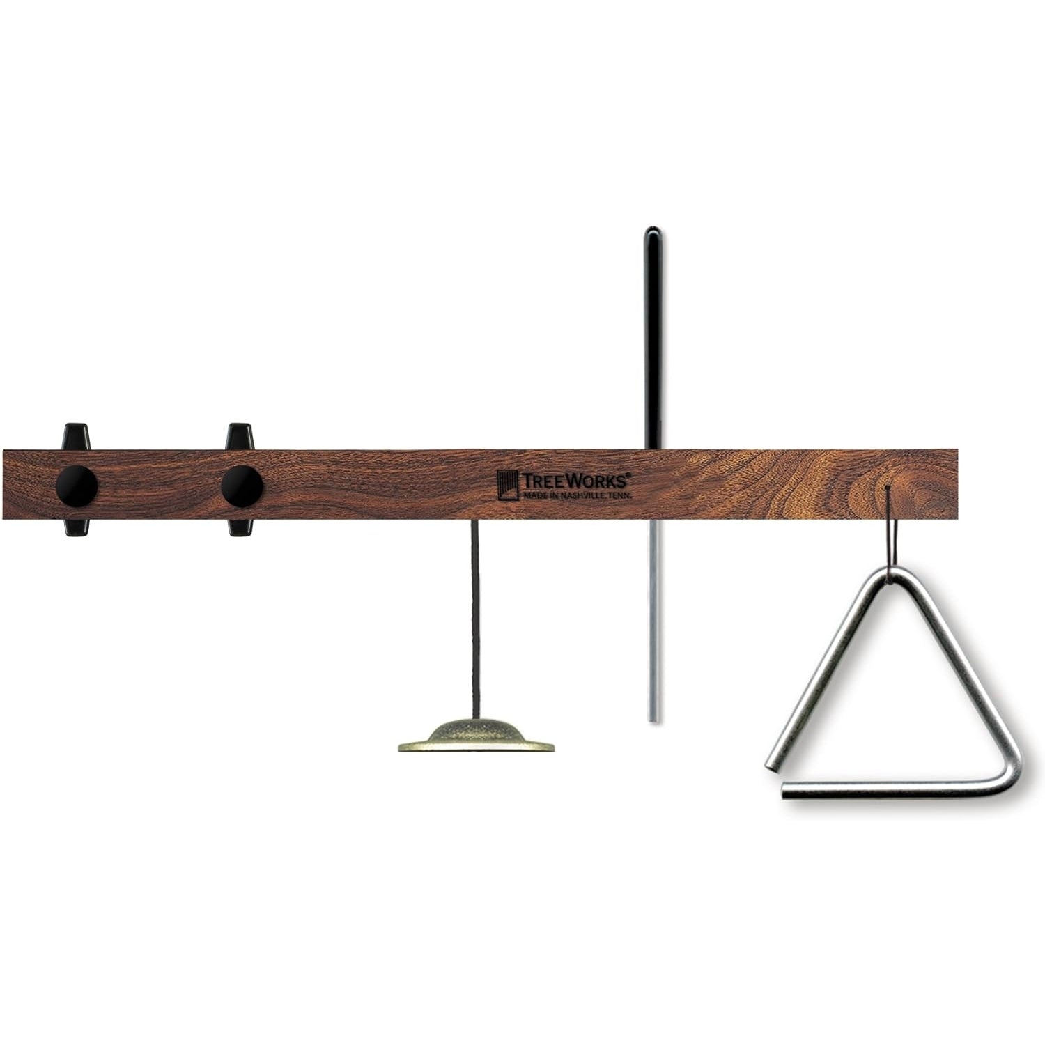 TreeWorks Triangle Mount w/Sand cast bronze finger cymbal - Drum Center Of Portsmouth