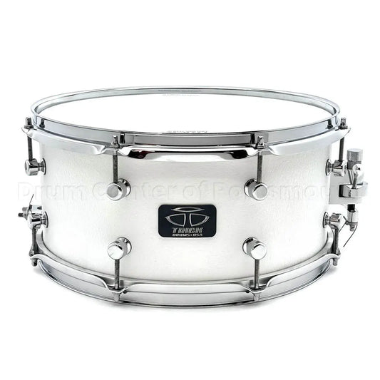 Trick VMT Aluminum Snare Drum 14x6.5 Matte White - Drum Center Of Portsmouth