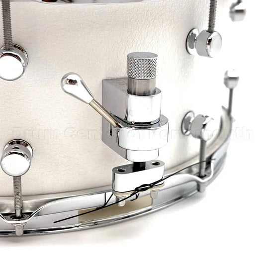 Trick VMT Aluminum Snare Drum 14x6.5 Matte White - Drum Center Of Portsmouth