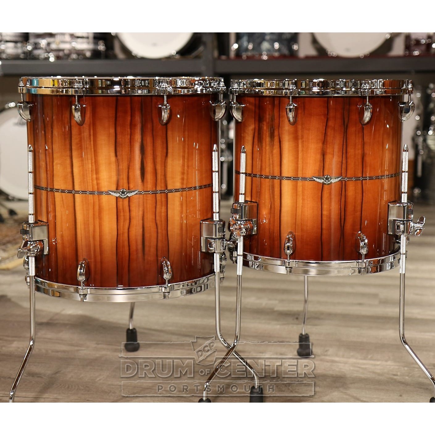 Tama Star Mahogany Factory Vault 6pc Drum Set Caramel Tineo Burst - Drum Center Of Portsmouth