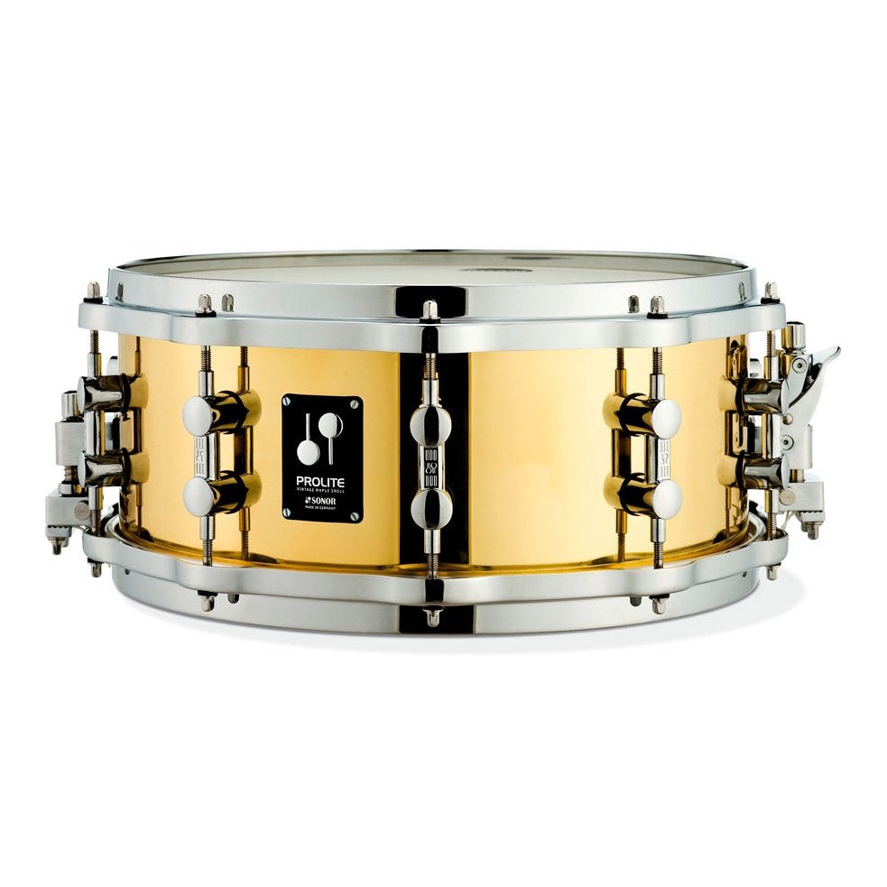 Sonor Prolite Brass Snare Drum 14x6 Cast Hoops