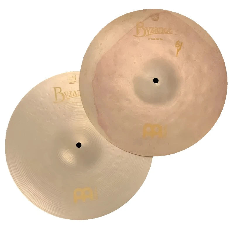Used Meinl Byzance Vintage Sand Hat Cymbals 14" - Excellent - Drum Center Of Portsmouth