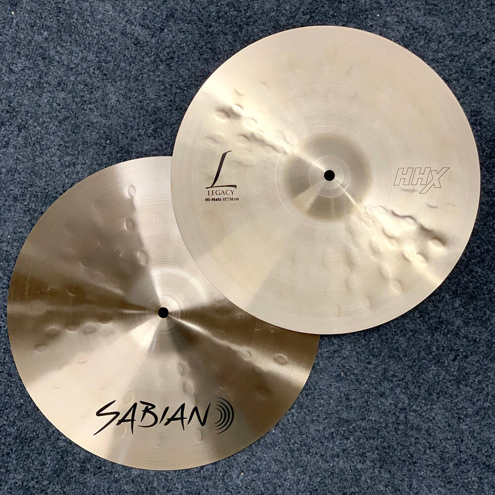 Used Sabian HHX Legacy Hi Hat Cymbals 15" - Excellent - Drum Center Of Portsmouth