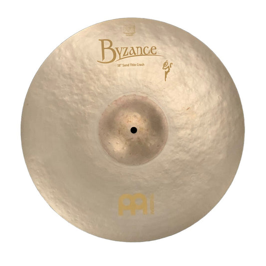 Used Meinl Byzance Vintage Sand Thin Crash Cymbal 18" - Excellent - Drum Center Of Portsmouth