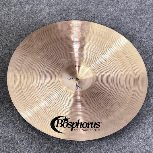Used Bosphorus Traditional Medium Thin Ride Cymbal 22" - Very Good - Drum Center Of Portsmouth