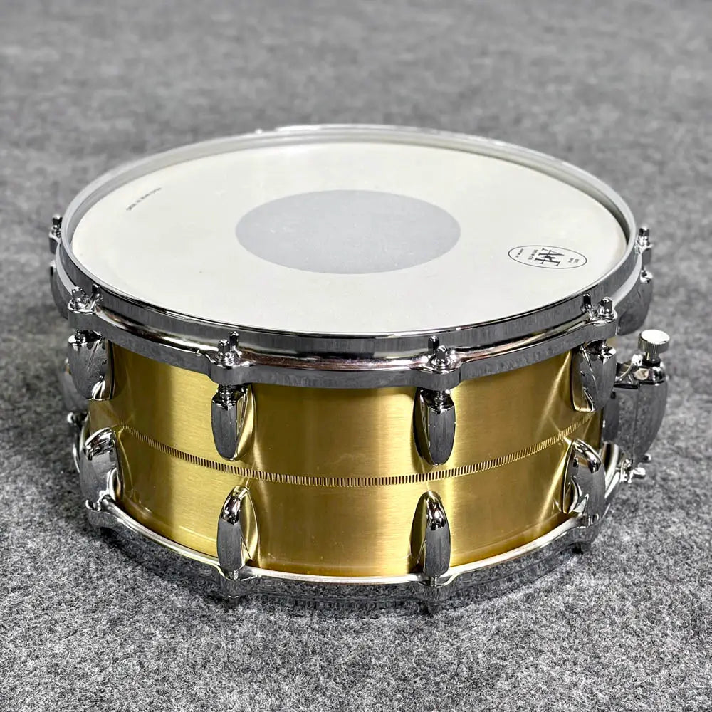 Used Gretsch USA Bell Brass Snare Drum 14x6.5 - Very Good - Drum Center Of Portsmouth