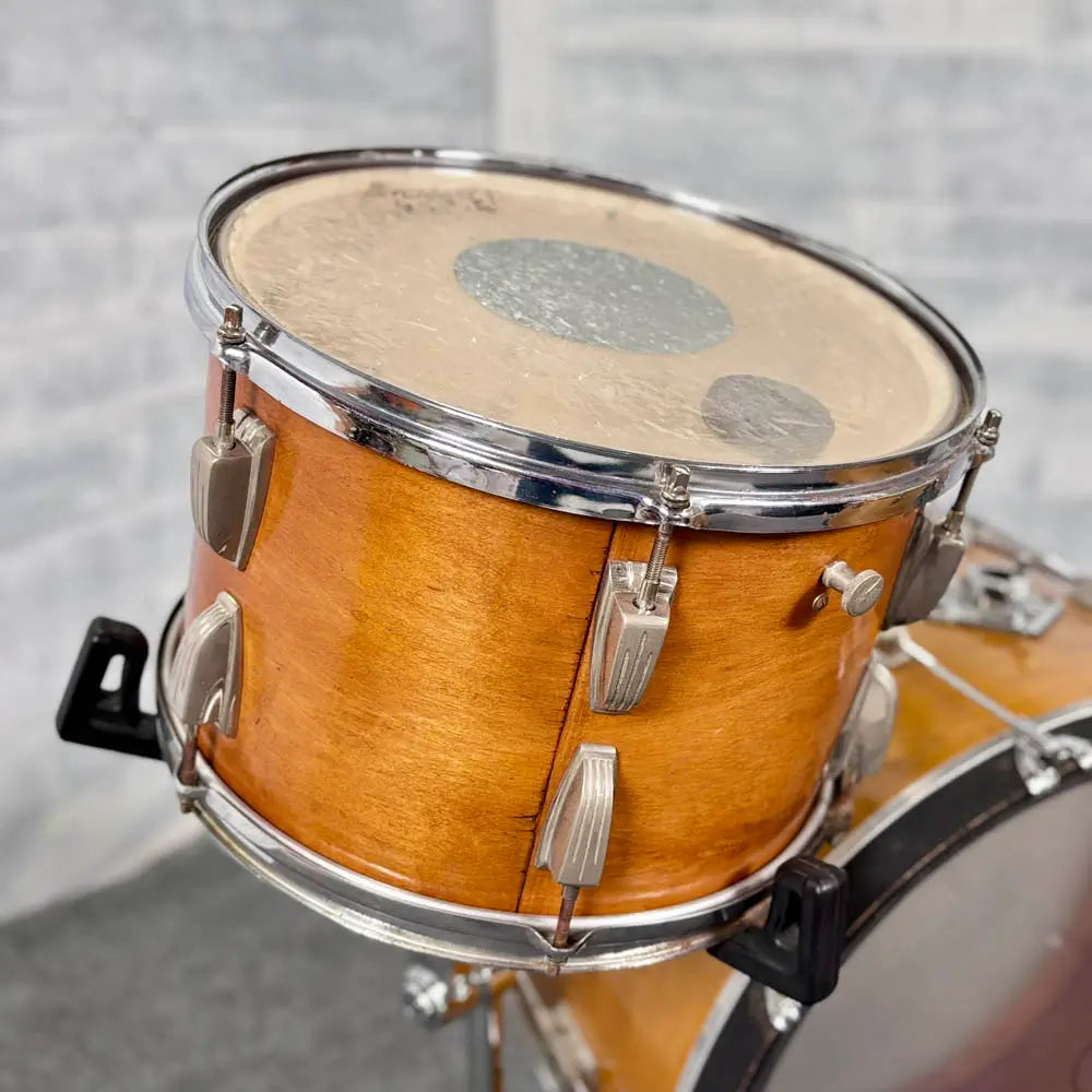 Used Vintage Ludwig/WFL 3pc Drum Set Refinished Natural - Fair - Drum Center Of Portsmouth