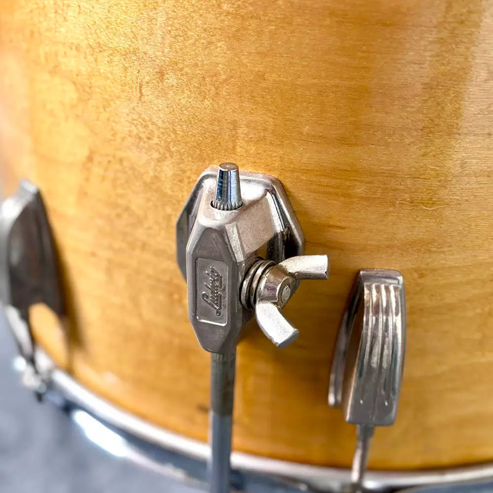 Used Vintage Ludwig/WFL 3pc Drum Set Refinished Natural - Fair - Drum Center Of Portsmouth