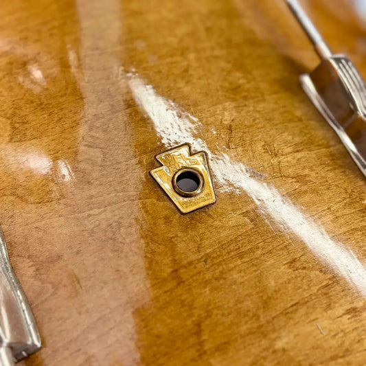 Used Vintage Ludwig/WFL 3pc Drum Set Refinished Natural - Fair - Drum Center Of Portsmouth