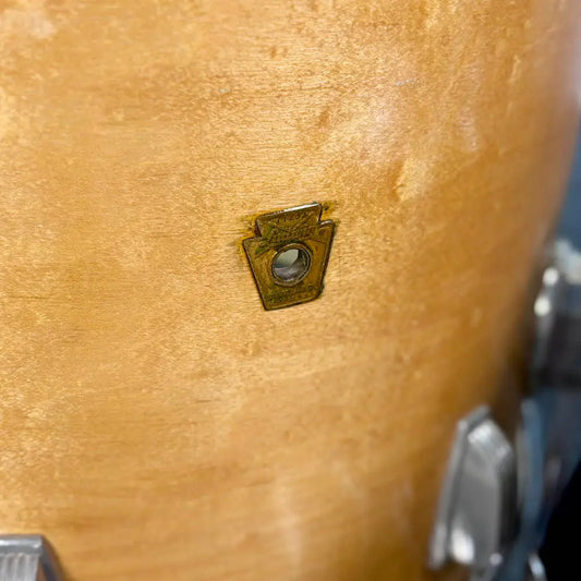 Used Vintage Ludwig/WFL 3pc Drum Set Refinished Natural - Fair - Drum Center Of Portsmouth