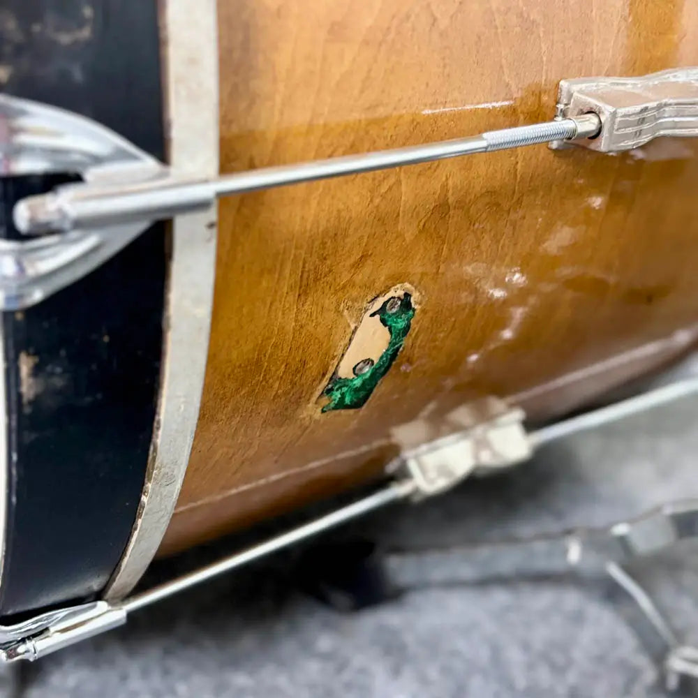 Used Vintage Ludwig/WFL 3pc Drum Set Refinished Natural - Fair - Drum Center Of Portsmouth