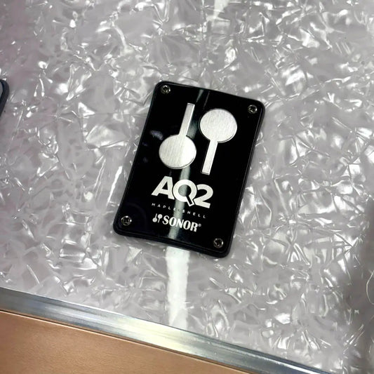 Used Sonor AQ2 Maple 4pc Jazz Drum Set White Marine Pearl - Excellent - Drum Center Of Portsmouth