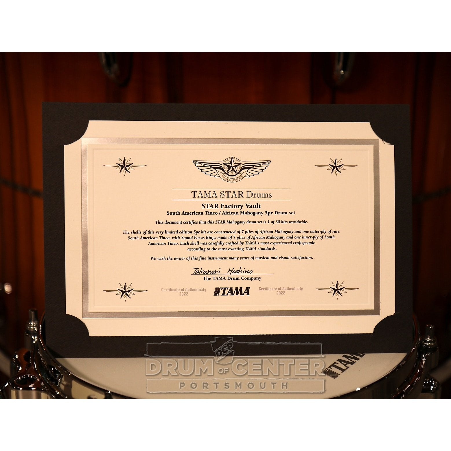 Tama Star Mahogany Factory Vault 6pc Drum Set Caramel Tineo Burst - Drum Center Of Portsmouth